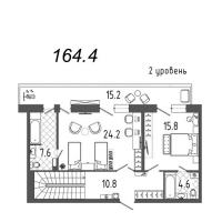 4 ккв № 355 Дом: 70 Корп.: 2 Уч. 1-8 , Секция 16  в ЖК Эталон на Неве