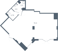 К. пом № Н125 Корп.: Сек. 6-9 Уч. 6-1 , Секция 7  в ЖК Европейский Парк