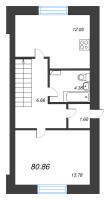 4 ккв № 6 Корп.: 15 , Секция 15  в ЖК Фёдоровское