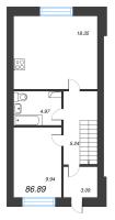 3 ккв № 5 Корп.: 31 , Секция 31  в ЖК Фёдоровское