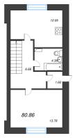 4 ккв № 6 Корп.: 5 , Секция 5  в ЖК Фёдоровское