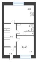 3 ккв № 2 Корп.: 30 , Секция 30  в ЖК Фёдоровское