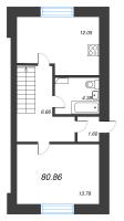 4 ккв № 9 Корп.: 3 , Секция 3  в ЖК Фёдоровское