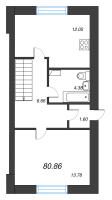 4 ккв № 8 Корп.: 2 , Секция 2  в ЖК Фёдоровское