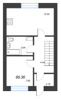 3 ккв № 3 Корп.: 1 , Секция 1  в ЖК Фёдоровское