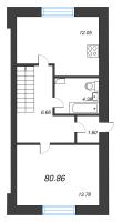 4 ккв № 5 Корп.: 19 , Секция 19  в ЖК Фёдоровское