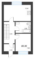 3 ккв № 4 Корп.: 1 , Секция 1  в ЖК Фёдоровское
