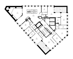 8 ккв № 65, Секция 1  в ЖК GloraX Premium Василеостровский