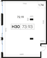 К. пом № Н30, Секция 5  в ЖК GloraX Premium Василеостровский
