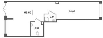 К. пом № НП13 Корп.: 11 , Секция 3  в ЖК Город Звезд