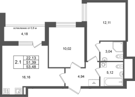 3 ккв (Евро) № 351 Корп.: 15 , Секция 3  в ЖК Город Звезд