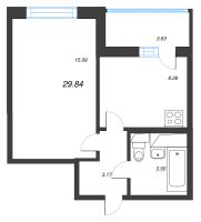 1 ккв № 816 Корп.: 10 , Секция 4  в ЖК Город Звезд