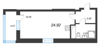 Студия № 565 Корп.: 11 , Секция 4  в ЖК Город Звезд