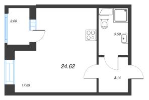 Студия № 135 Корп.: 8 Уч. 13 , Секция 2  в ЖК Город Звезд