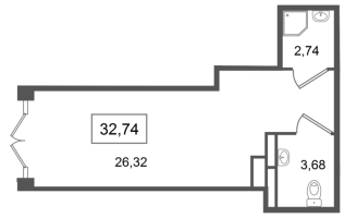 К. пом № НП10 Корп.: 11 , Секция 2  в ЖК Город Звезд
