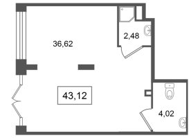 К. пом № НП15 Корп.: 11 , Секция 3  в ЖК Город Звезд