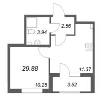 1 ккв № 780 Корп.: 4 , Секция 1  в ЖК Гранат