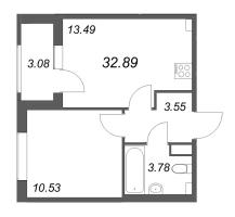 1 ккв № 857 Корп.: 5 , Секция 1  в ЖК Гранат
