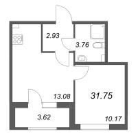 1 ккв № 701 Корп.: 3 , Секция 1  в ЖК Гранат