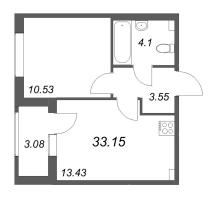 1 ккв № 851 Корп.: 5 , Секция 1  в ЖК Гранат