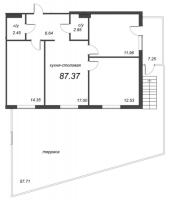 4 ккв (Евро) № 4.6.2 Корп.: 4.6 , Секция 1  в ЖК Grona Lund