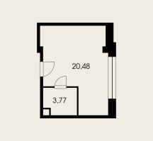 К. пом № 319к Корп.: 1 , Секция 1  в ЖК Холландер