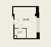 К. пом № 218к Корп.: 1 , Секция 1  в ЖК Холландер