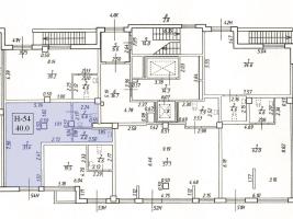 К. пом № H-54 Корп.: 6 , Секция 4  в ЖК ID Murino II