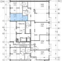 К. пом № H-30 Корп.: 1-2 , Секция 5  в ЖК ID Murino III