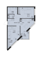 2 ккв № 922 Корп.: 2-2 , Секция 9  в ЖК ID Murino III