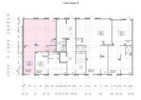 К. пом № H-56 Корп.: 1 , Секция 2  в ЖК ID Petrogradskaya