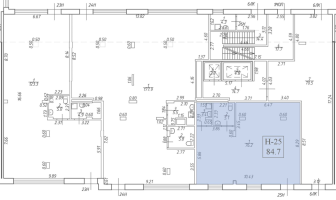 К. пом № H-25 Корп.: 1 , Секция 6  в ЖК ID Svetlanovskiy