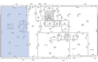 К. пом № H-11 Корп.: 1 , Секция 3  в ЖК ID Svetlanovskiy