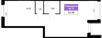 К. пом № 77к Корп.: 5.1 , Секция П3  в ЖК Имена