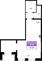 К. пом № 46к Корп.: 5.2 , Секция 5.9  в ЖК Имена
