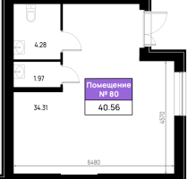 К. пом № 80к Корп.: 5.2 , Секция П4  в ЖК Имена