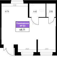 К. пом № 93к Корп.: 5.3 , Секция П7  в ЖК Имена