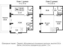 3 ккв (Евро) № 8 Корп.: 1 , Секция БI.1  в ЖК Imperial Club