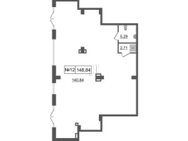 К. пом № ВII.1-НП12 Корп.: 1 , Секция ВII.1  в ЖК Imperial Club