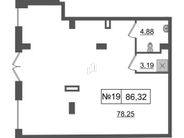 К. пом № ВII.5-НП19 Корп.: 1 , Секция ВII.5  в ЖК Imperial Club
