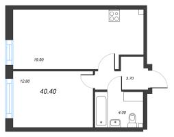 1 ккв № 86 Корп.: 1 , Секция 2  в ЖК Измайловский