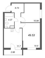 2 ккв № 935 Корп.: 3.2 , Секция 2.9  в ЖК Кинопарк