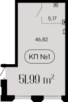 К. пом № Н1 Корп.: 1 , Секция 1  в ЖК Коллекционный дом 1919