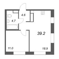 2 ккв (Евро) № 10 Корп.: 2 , Секция 1  в ЖК Куинджи