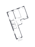 4 ккв (Евро) № 448 Корп.: 2 , Секция 7  в ЖК Квартал Лаголово