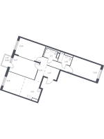 4 ккв (Евро) № 273 Корп.: 4 , Секция 3  в ЖК Квартал Лаголово