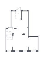 К. пом № 14нп Корп.: 1.1 , Секция 3  в ЖК Квартал Торики
