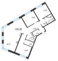 4 ккв (Евро) № 266 Корп.: 4 Уч. 11 , Секция 11  в ЖК ЛДМ