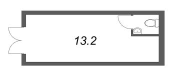 К. пом № 49Н Корп.: 1 , Секция 1  в ЖК LOTS Чарушинская