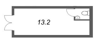 К. пом № 19Н Корп.: 1 , Секция 1  в ЖК LOTS Чарушинская